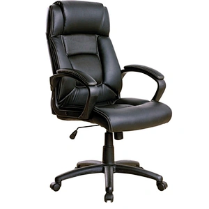 executive chair, swivel chair, leather interior