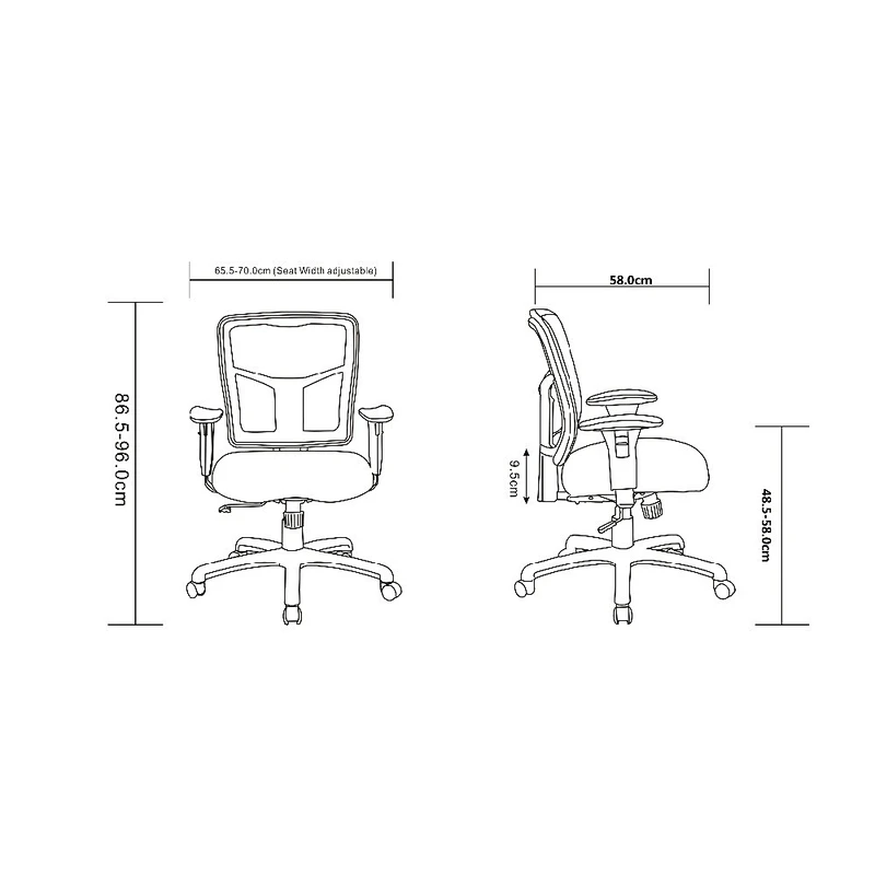 Multi functional 320nylon base Office Furniture Ergonomic Seating Executive Mesh Office Chairs