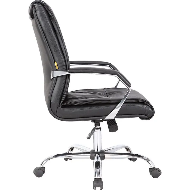 Style Black Ergonomic PU Leather Computer Desk Task Swivel Office Ergonomic Home Chair