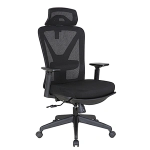 Bifma standard Armrest adjustable Ergonomic High Back office chair with footrest