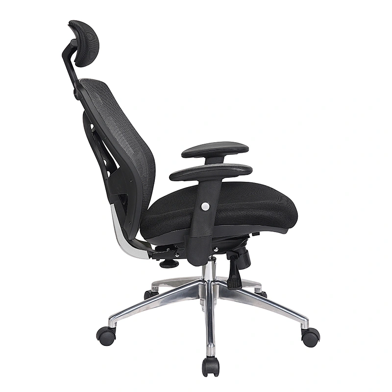 Furniture Mid-Back Black Mesh Task Office  Chair with Adjustable Arms