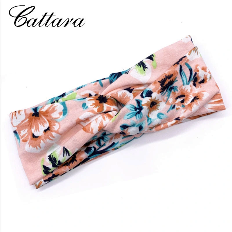 Hot Fashion Cross Priting Knotted Designer Headbands For Girl 19 Couleurs