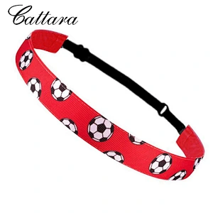 European And American Popular Football Sports Candy Color Yoga Headband  Running Non-Slip Hair Accessories