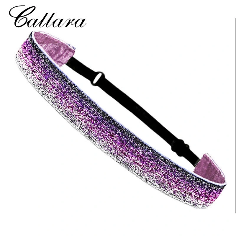 New Style Ladies Elastic Headband Non-Slip Velvet Flash Fashion Hair Accessories