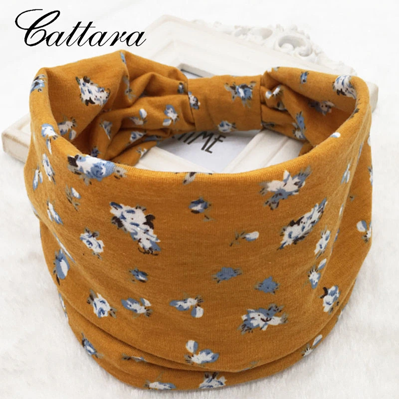 Bohemian Popular Sports Yoga Headband Sweat-Absorbent Stretch Cotton Extra-Wide Knotted Multicolor Hair Accessories