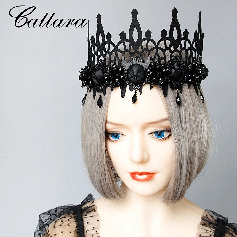 Black Demon Witch Prom Party Crown