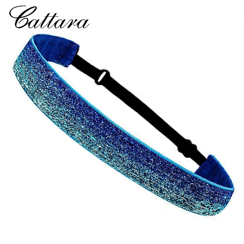 New Style Ladies Elastic Headband Non-Slip Velvet Flash Fashion Hair Accessories