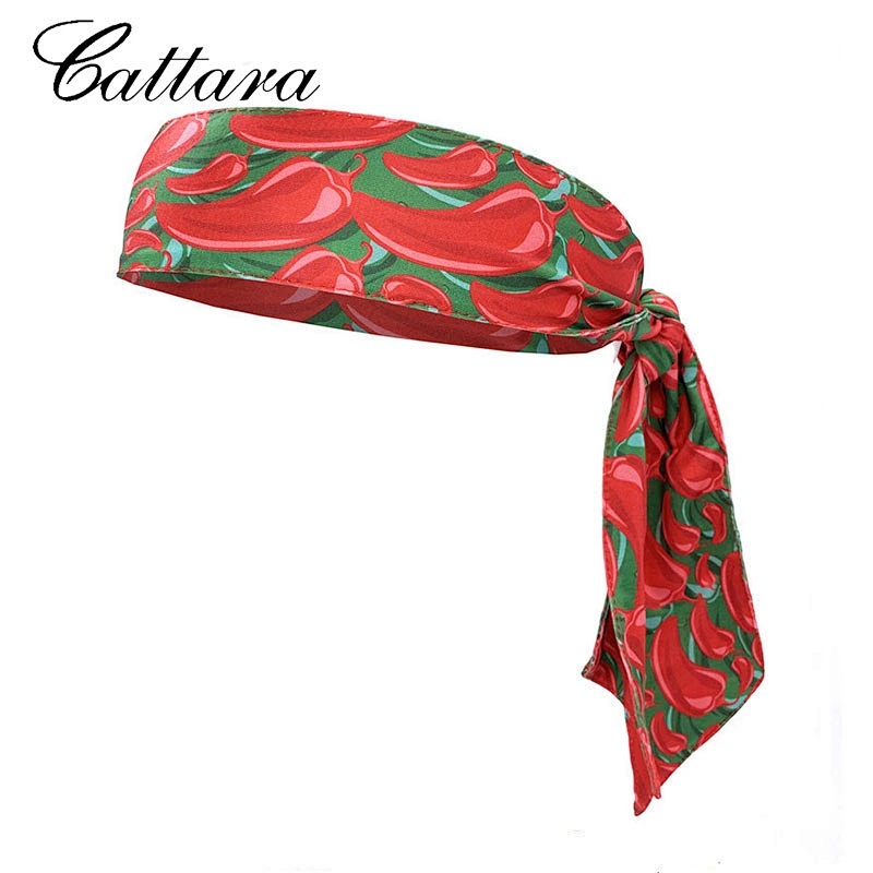 Men And Women Sports Headband Printing Sweat Absorbent Belt Fitness Yoga Tennis Running Hair Accessories