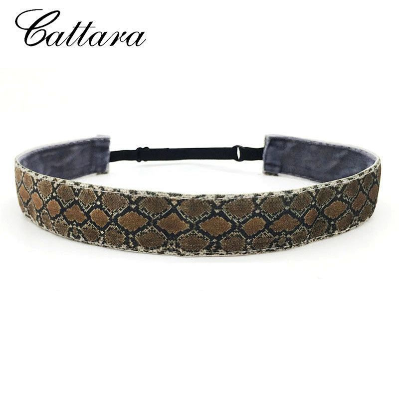 New Leopard Print Headband Ladies Sports Yoga Headband Elastic Non-slip Headband Casual Hair Accessories