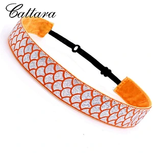 New Style Sports Headband Elastic Fish Scale Mermaid Hair Accessories