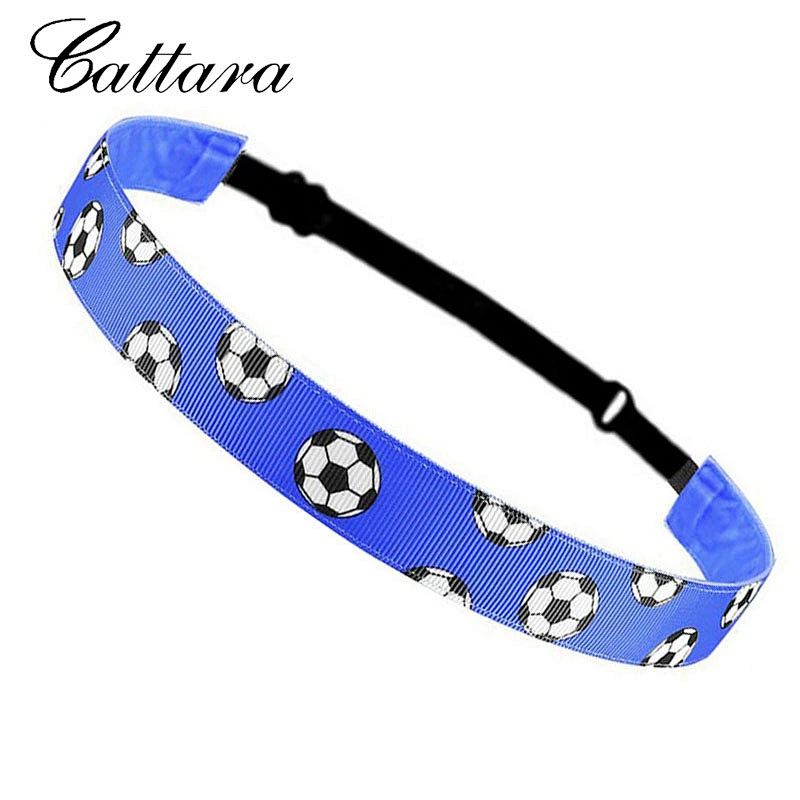 European And American Popular Football Sports Candy Color Yoga Headband  Running Non-Slip Hair Accessories