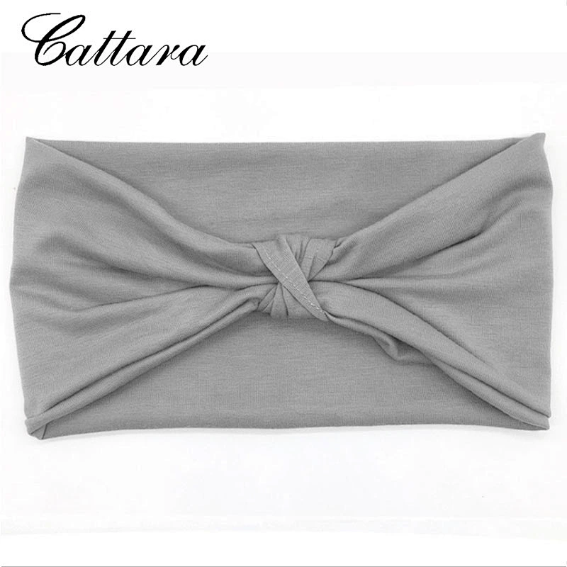 Women's All-Match Knotted Wide Brim Super Elastic Cotton Yoga Headband