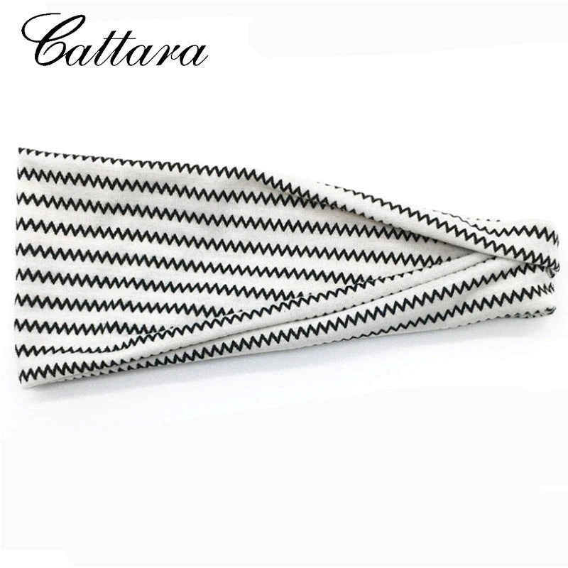 Wholesale Priting Wide Brim Sweat-Absorbent Yoga Hairband