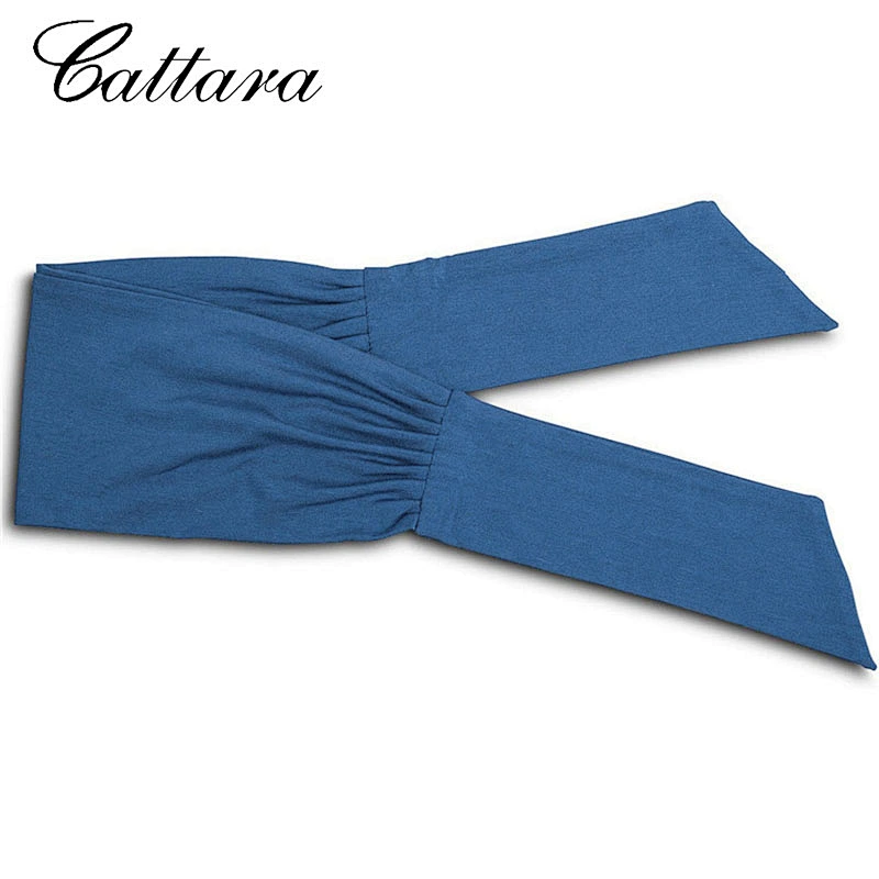 Ladies' Knotted Solid Color Turban Beauty Wide Brim Sport Headband