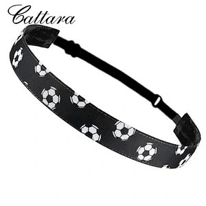 European And American Popular Football Sports Candy Color Yoga Headband  Running Non-Slip Hair Accessories