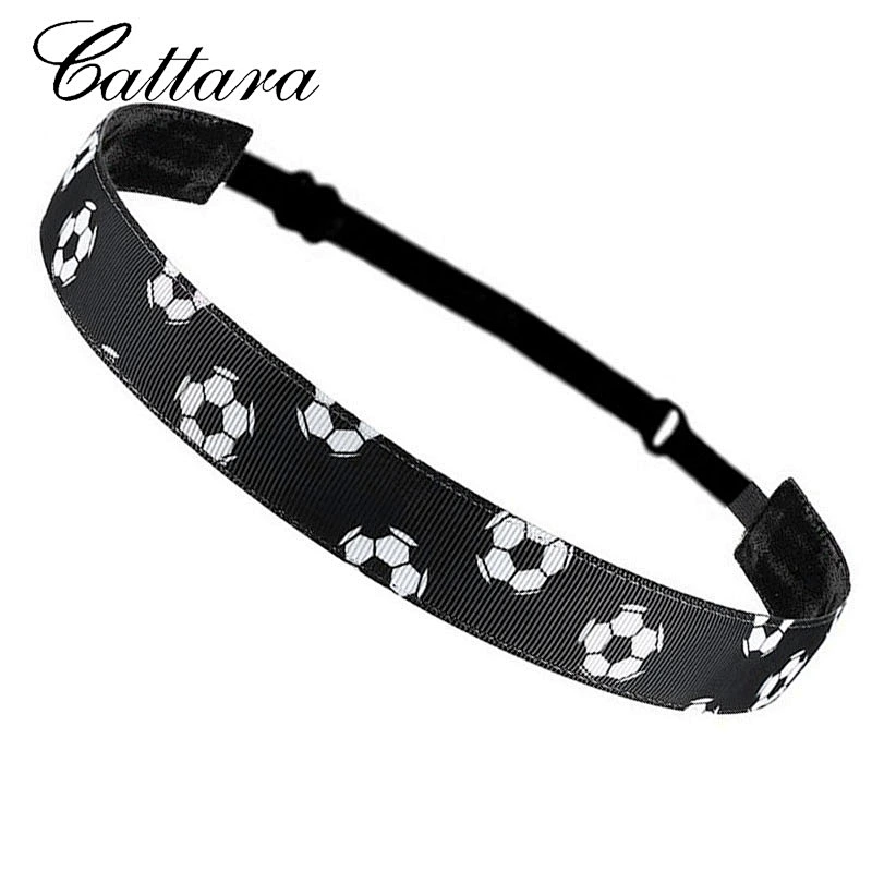 European And American Popular Football Sports Candy Color Yoga Headband  Running Non-Slip Hair Accessories