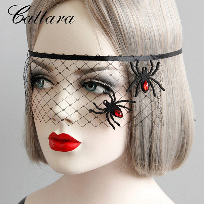 Spider Princess Cover Half Face Blindfold Fancy Dress Party