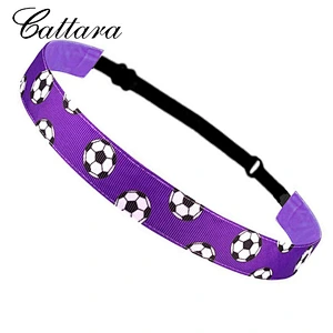 European And American Popular Football Sports Candy Color Yoga Headband  Running Non-Slip Hair Accessories