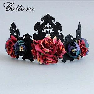 Halloween Witch King Crown Wreath Hair Ornament