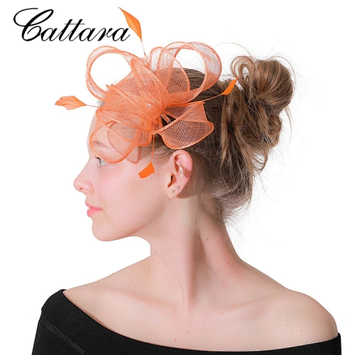 Bridal Party Bow Feather Top Hat