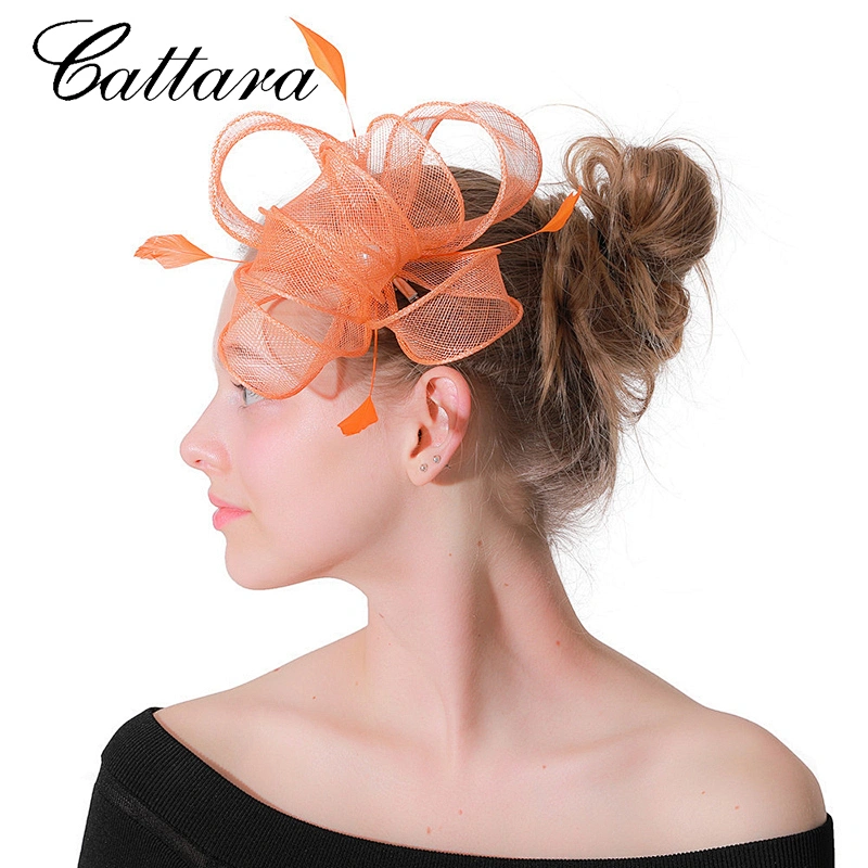 Bridal Party Bow Feather Top Hat