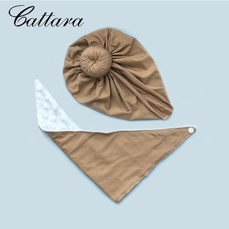 Baby Two-Piece Set Coral Fleece Towel Head Band