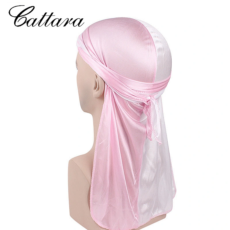 Long Silky Tail Scarf Muslim Headpieces Pirate Hat Durag Chemo Caps Skull Hat Turban hair band
