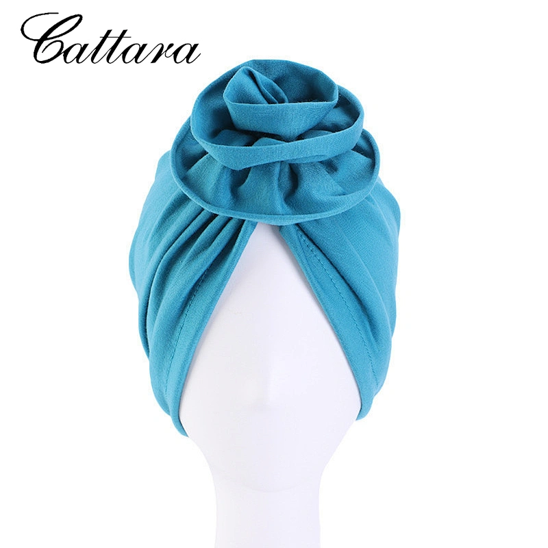 Cotton Pan Flower Bandana Hat Bridal Wedding Hat Muslim Hat