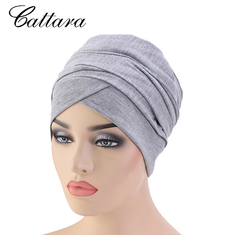Women Muslim Long Tail Scarf Head Wrap Hat Turban Hijab HairCap Beanie Bandanas