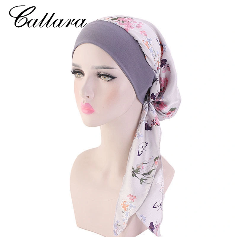 Pastoral Style Imitation Silk Turban Hat Elastic Hair Band Braid Hat Pirate Hat