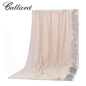 Ethnic Turban Hijab Hot Drilling Chiffon Scarf Arab Scarf