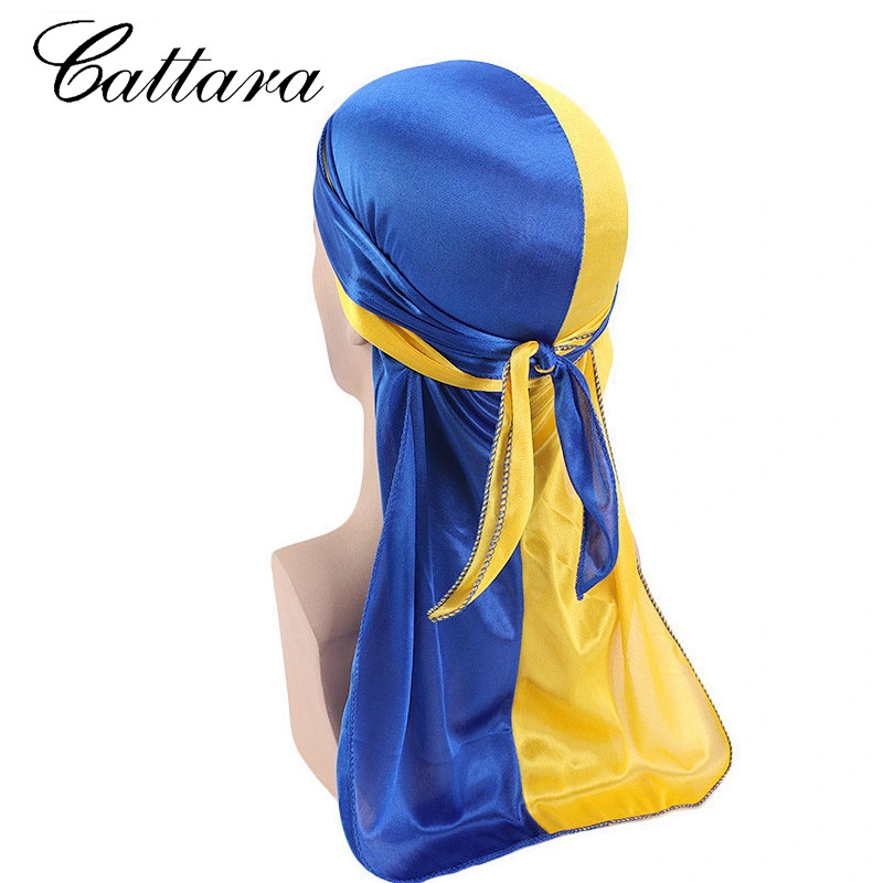 Long Silky Tail Scarf Muslim Headpieces Pirate Hat Durag Chemo Caps Skull Hat Turban hair band