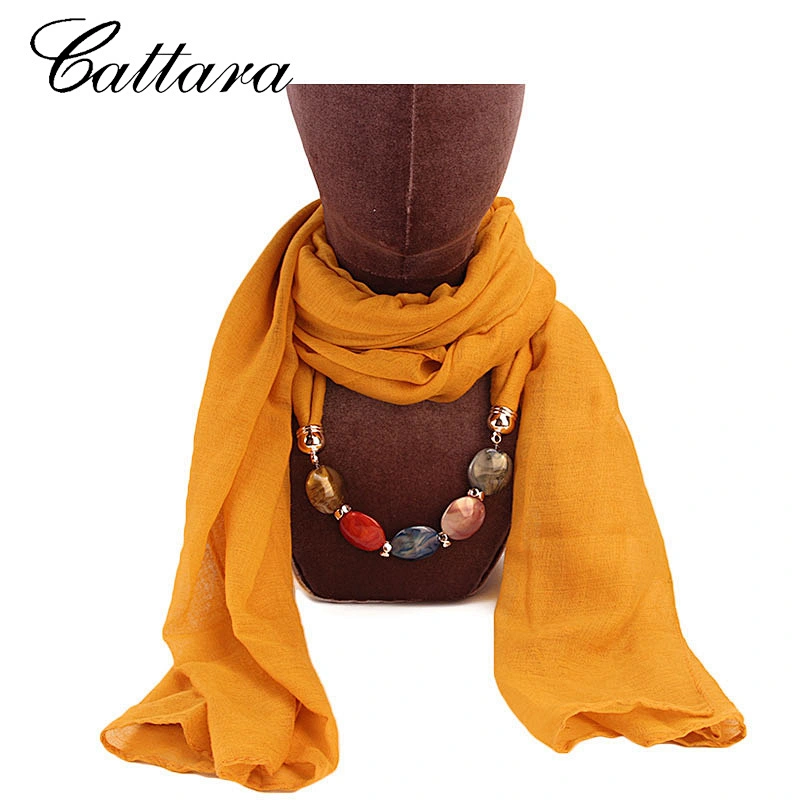 Agate Diamond Jewelry Necklace Scarf Bali Yarn Head Wrap Scarf Hat Muslim Jewelry Scarf