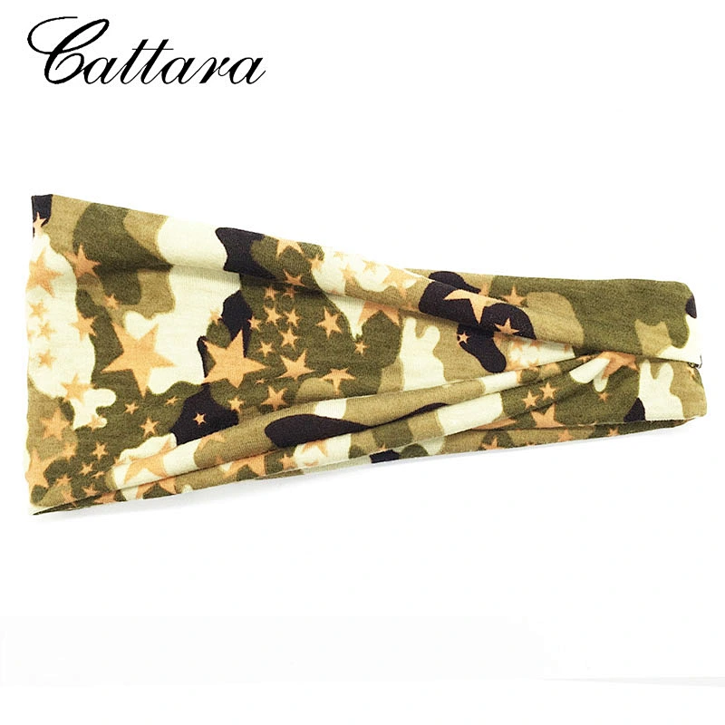 Men's Headband Camouflage Sports Fitness Sweat-Absorbent Headscarf  Running Headband