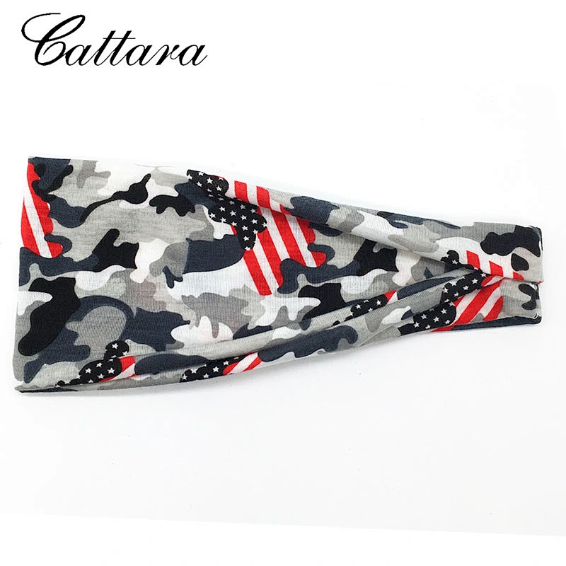 Men's Headband Camouflage Sports Fitness Sweat-Absorbent Headscarf  Running Headband