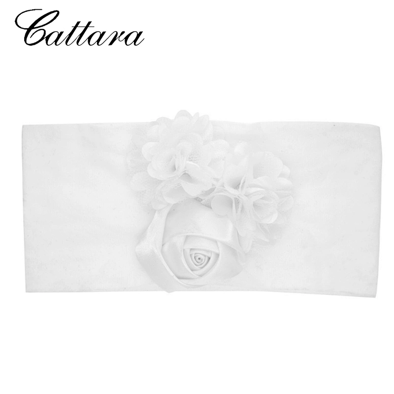 Cute Baby Nylon Rose Elastic Head Band