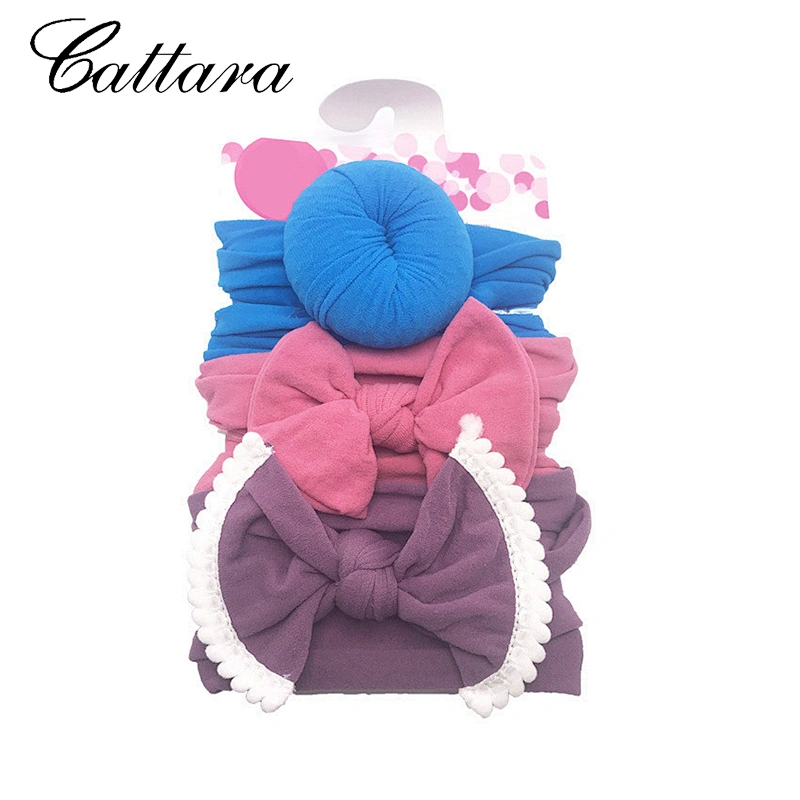 Cute Baby Bow Three-Piece Head Band