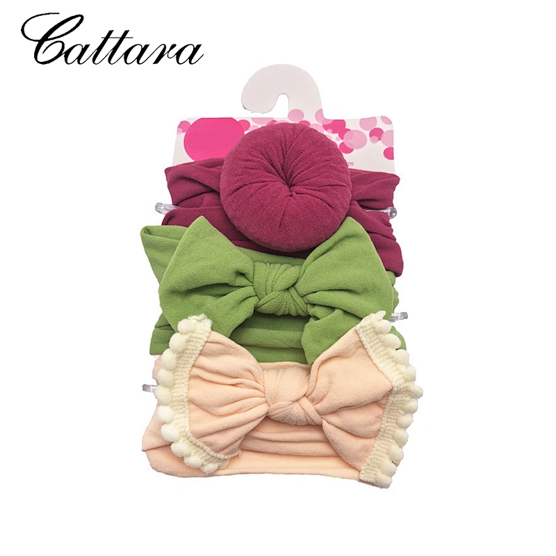 Cute Baby Bow Three-Piece Head Band