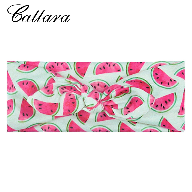 Cute Baby Fruit Printed Rabbit Ear Head Band