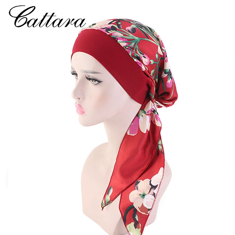 Pastoral Style Imitation Silk Turban Hat Elastic Hair Band Braid Hat Pirate Hat