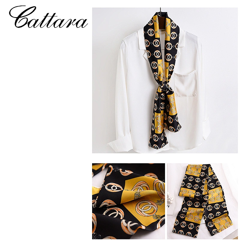 Spring and Autumn New European and American Thin Sunscreen Silk Scarf