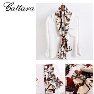 Spring and Autumn New European and American Thin Sunscreen Silk Scarf