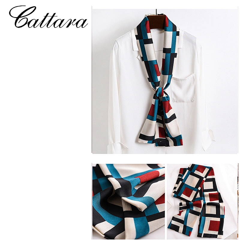 Spring and Autumn New European and American Thin Sunscreen Silk Scarf