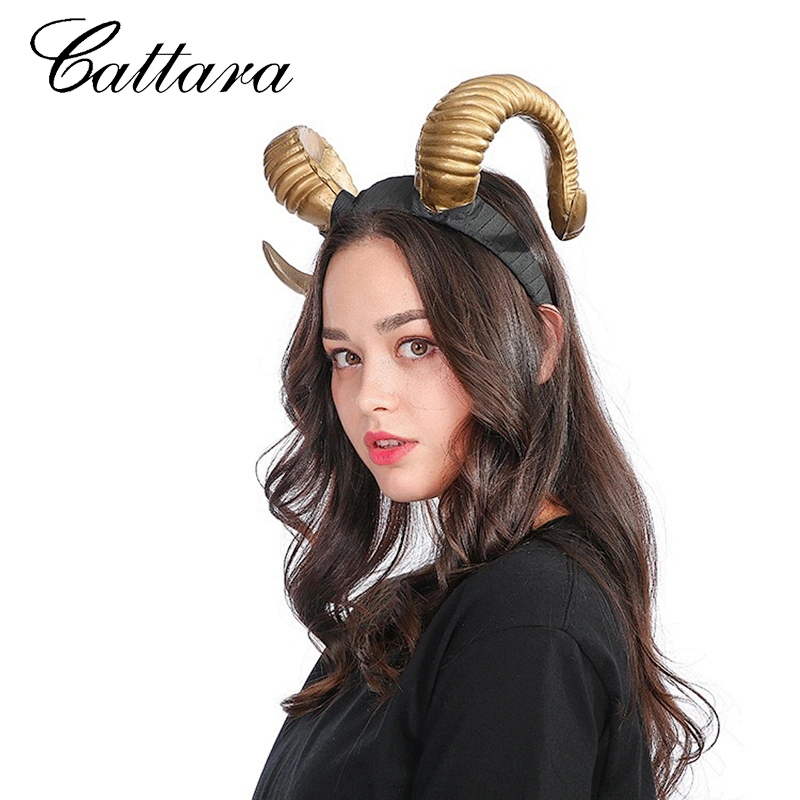 Christmas Halloween Easter Black Horn Exaggerated Headdress
