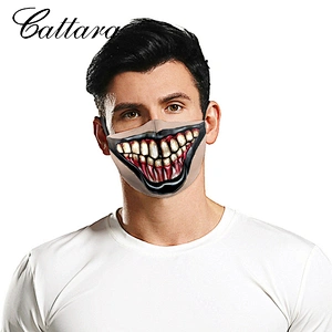 Halloween Digital Printing Male Adult Child Protection Adjustable Ear with Dust Mask
