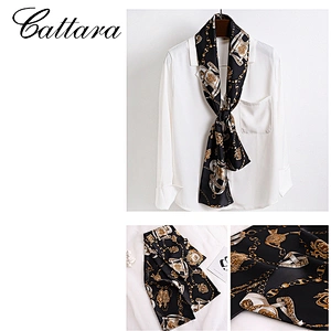 Spring and Autumn New European and American Thin Sunscreen Silk Scarf