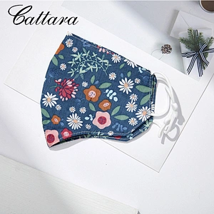 Dustproof Cotton Mask Printed Folding Ear Rope Adjustable Stereo Mask