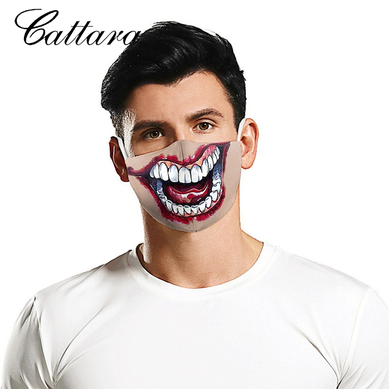 Halloween Digital Printing Male Adult Child Protection Adjustable Ear with Dust Mask
