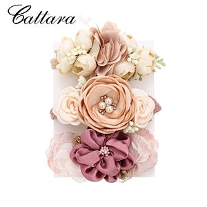 Diy Bohemian Style Girl Head Flower, Baby Simulation Flower Hair Tie