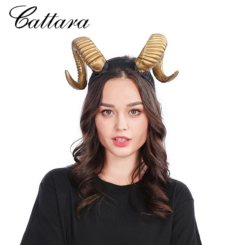 Christmas Halloween Easter Black Horn Exaggerated Headdress